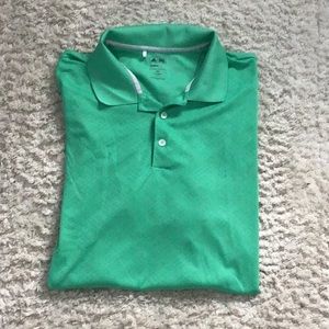 Mint green golf shirt